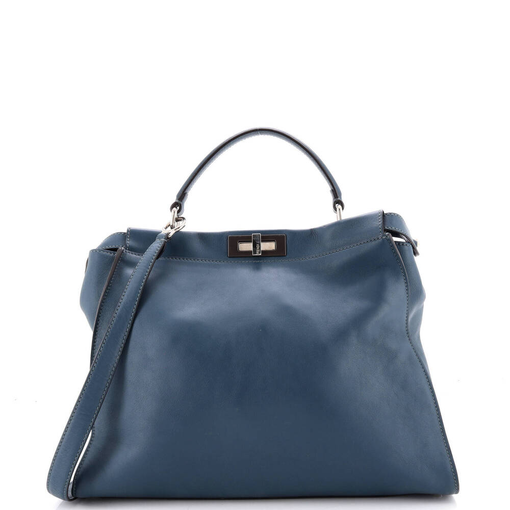 Fendi Large Peekaboo Bag Rigid Leather